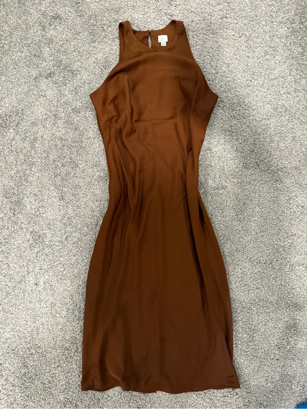 a new day Chocolate Brown Racerback Midi Dress